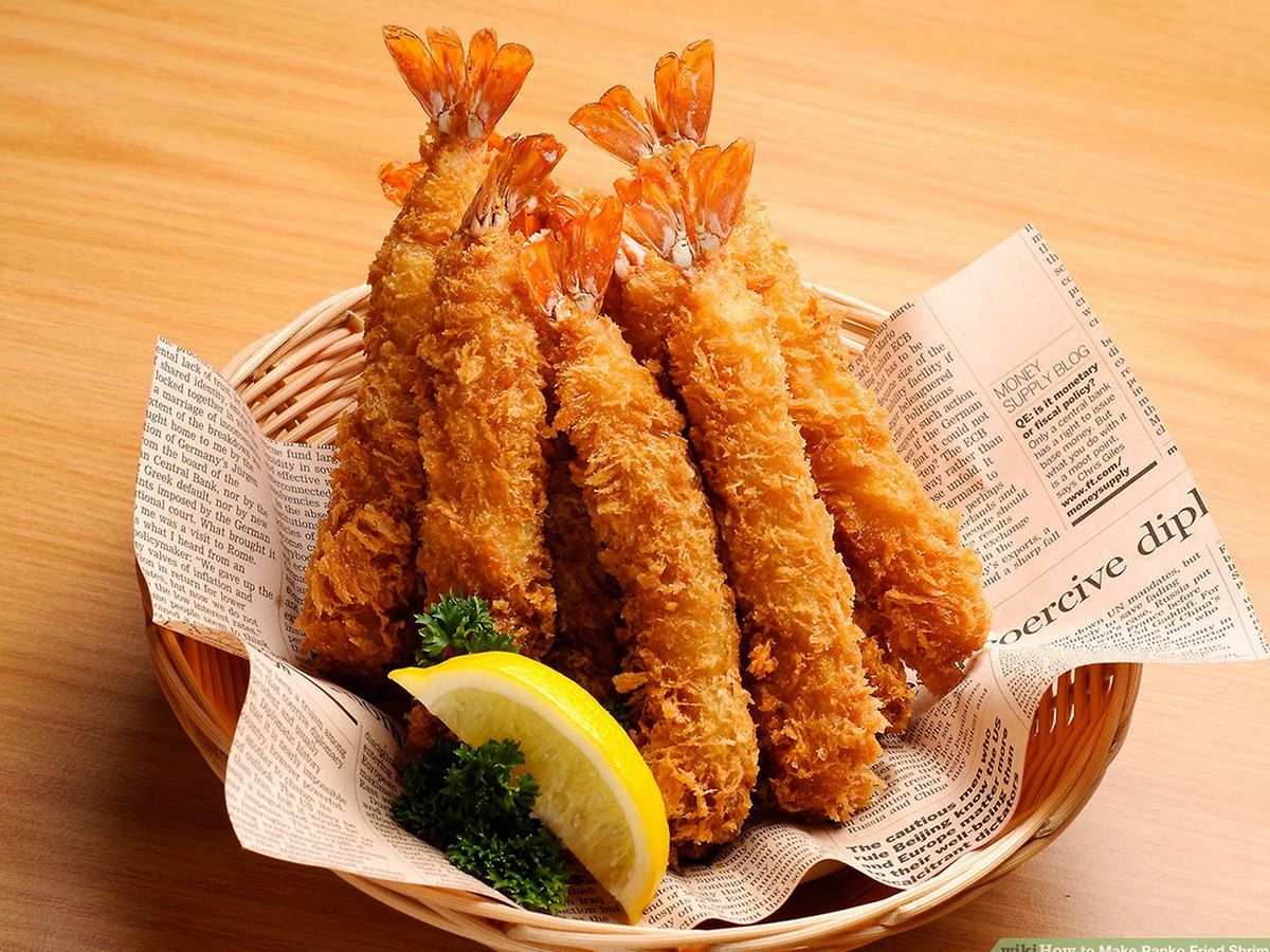 Medium fried shrimp