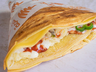 Smoked Chicken Crepe
