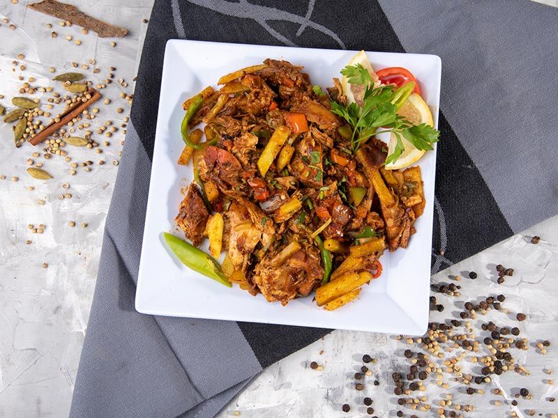 Chicken Oqda Tawa