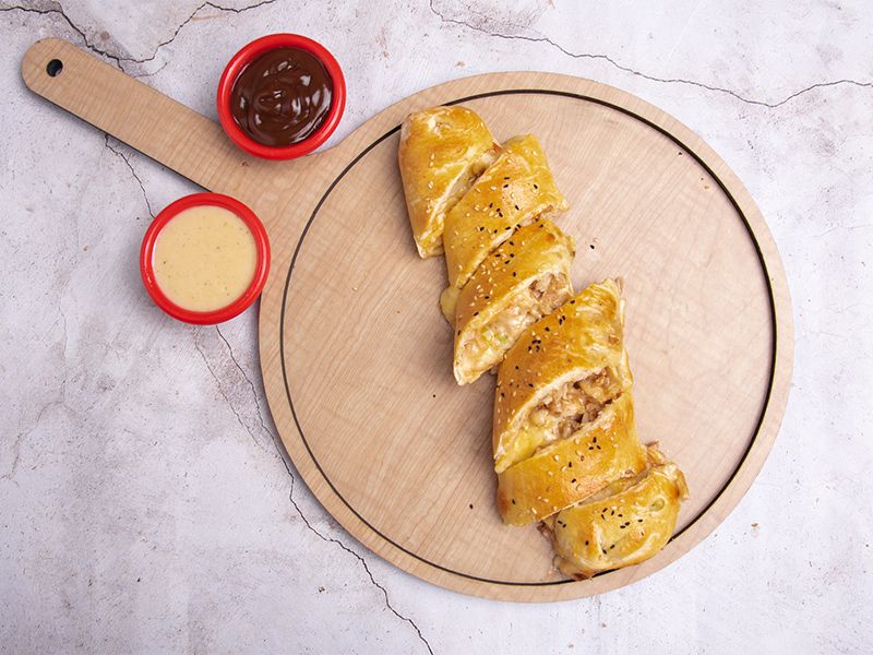 Mix Smoked Beef Pizza Roll