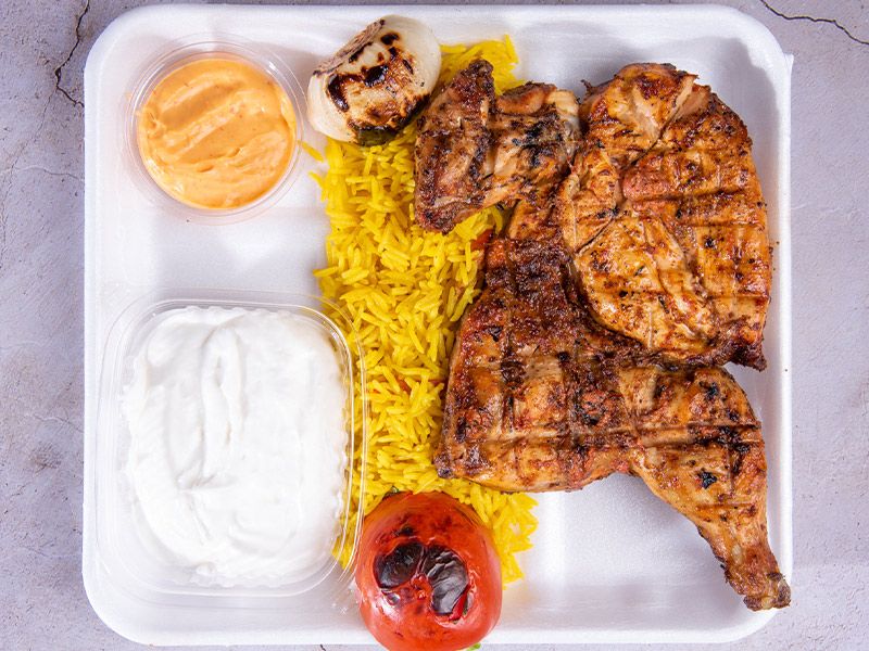 Half Grilled Chicken Meal