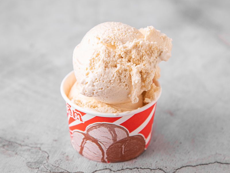 Plain Caramel Ice Cream