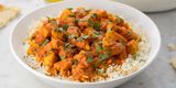 Chicken with Hot Curry Sauce Platter