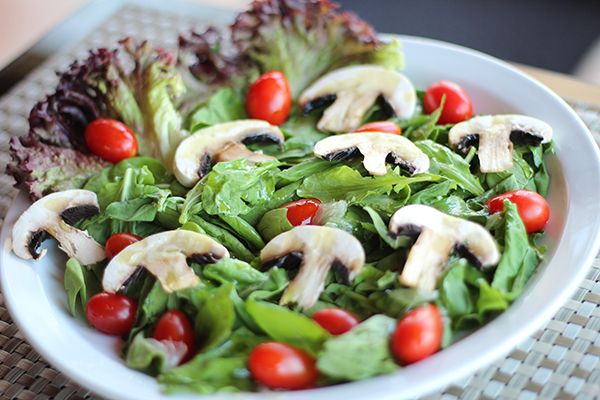 Arugula And Mushroom Salad
