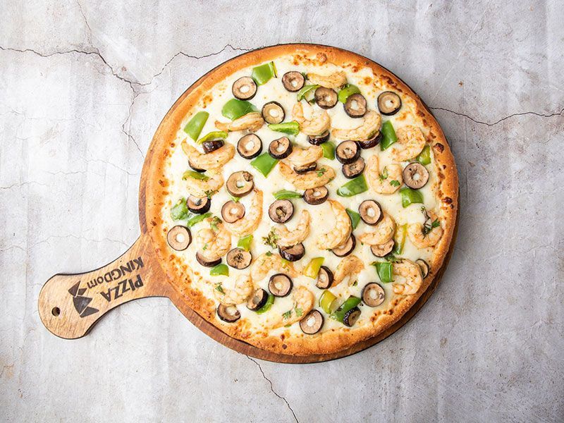 Crispy Shrimp Pizza