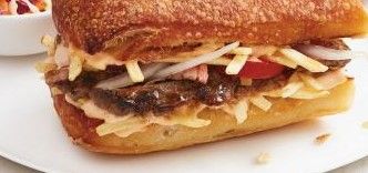 Beef and Potato Sandwich