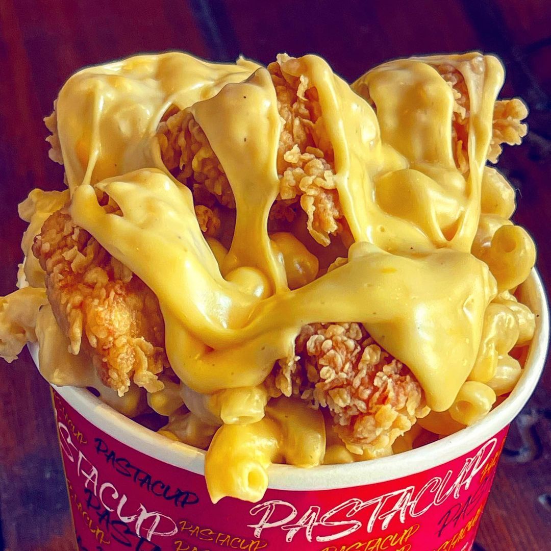 Crispy Chicken Pasta Cup