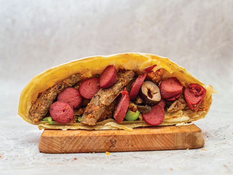 Mix Meat Crepe