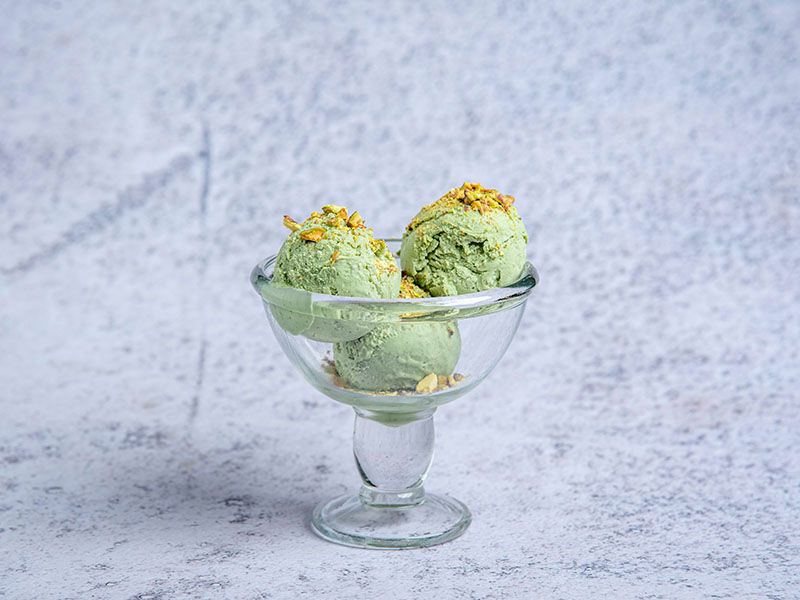 Pistachio Ice Cream Scoop