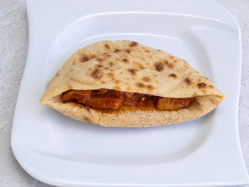 Moussaka sandwich plain