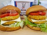 Double Crispy Chicken With Cheese Burger Sandwich