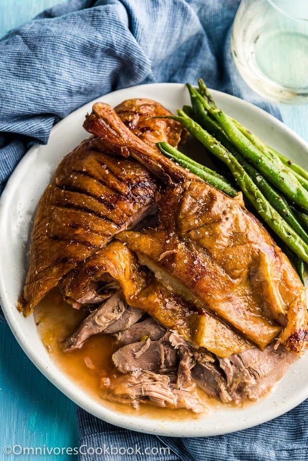 Half Roasted Duck With Vermicelli Rice