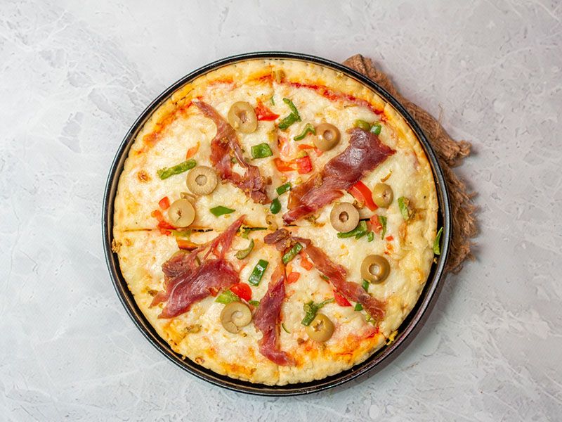 Oriental Pastrami Pizza