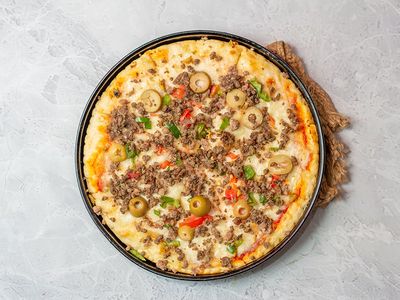 Oriental Corned Beef Pizza