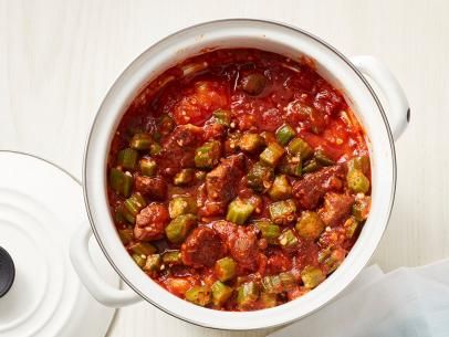 Okra With Meat Casserole