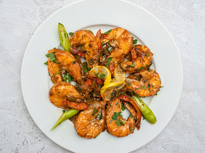 Grilled Damietta Shrimp