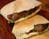 Foul With Oriental Sausage Sandwich