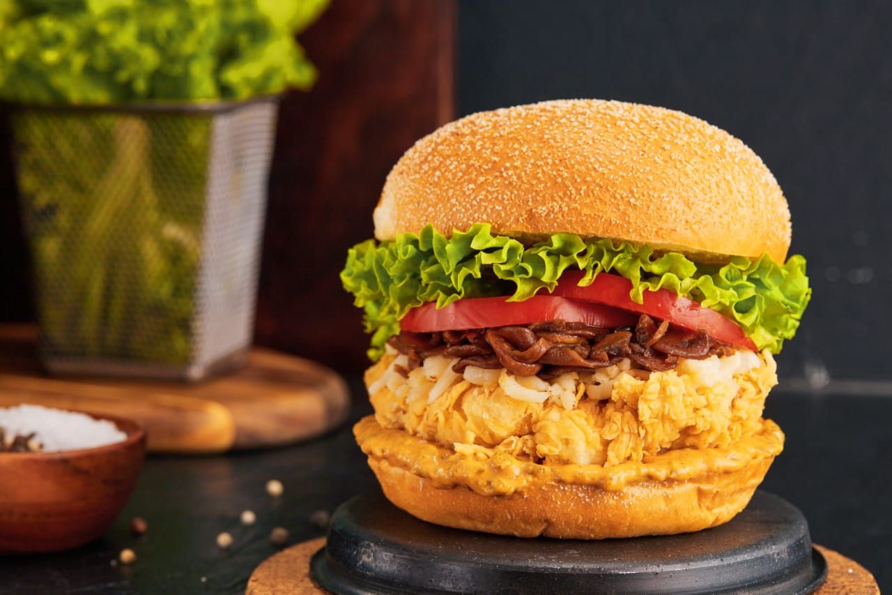 Mozzarella Chicken Burger