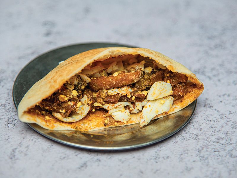 Eggs With Mesakaa Sandwich
