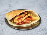 Potatoes With Ketchup Sandwich