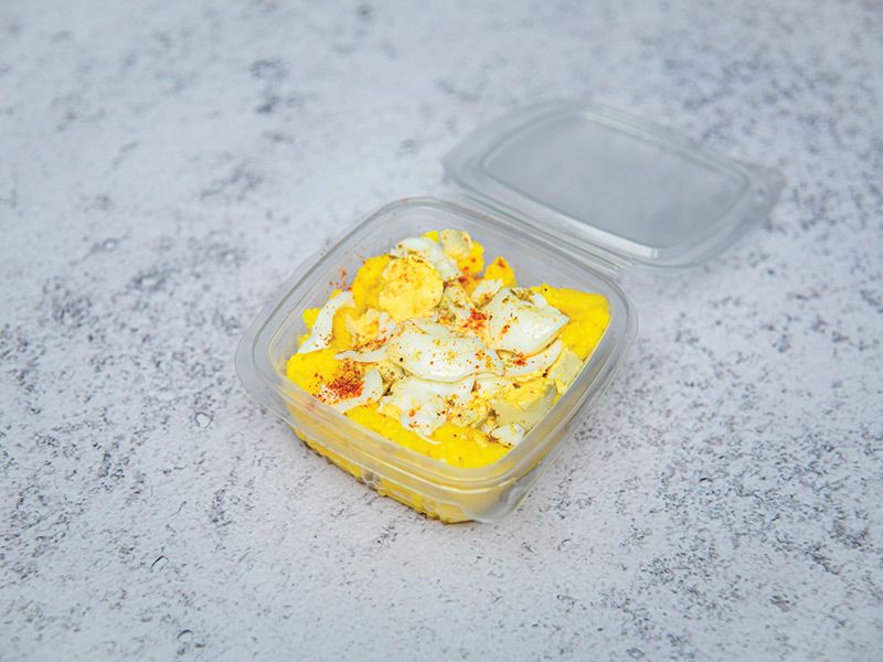 Egg With Mashed Potato Box