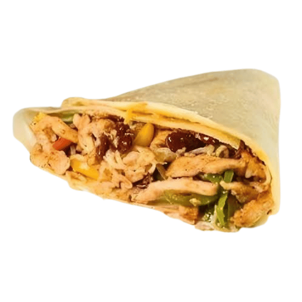 Chicken shawarma crepe