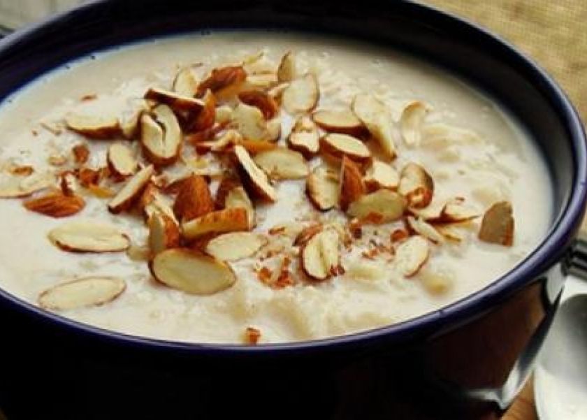 Milk Pudding With Nuts