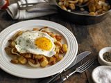 Potato with Fried Egg