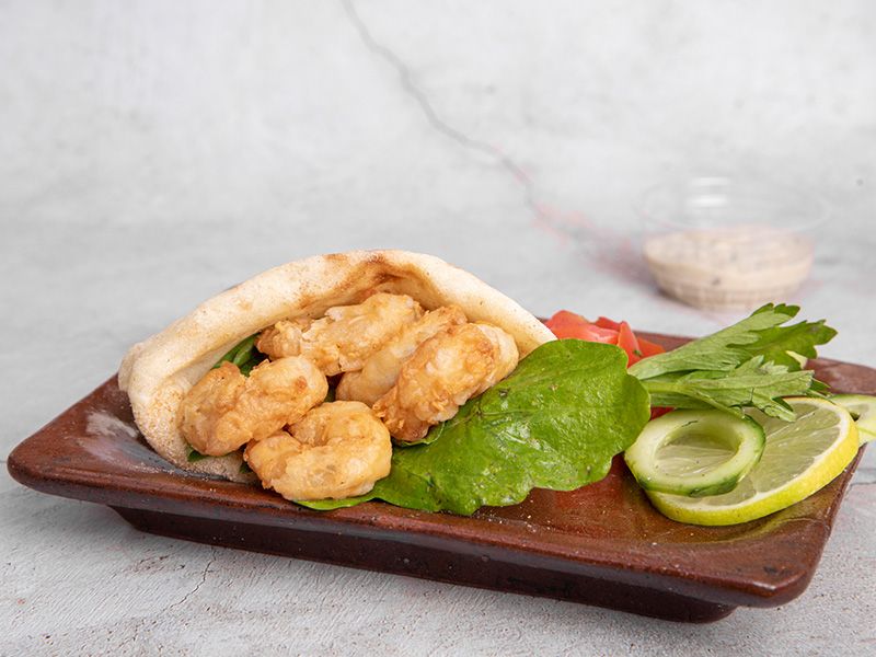 Baladi Fried Shrimp Sandwich