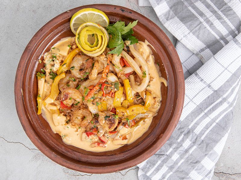 Shrimp With Spices Meal
