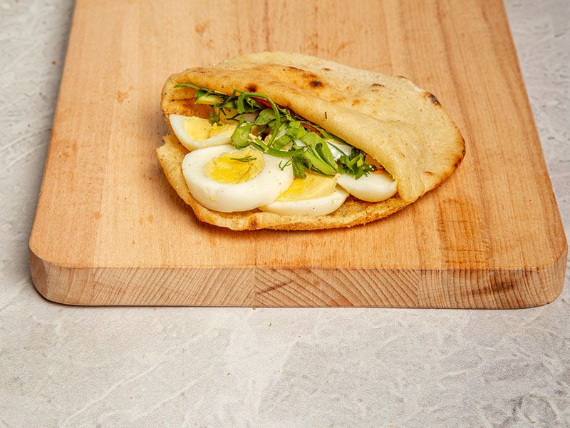 Boiled Eggs Sandwich