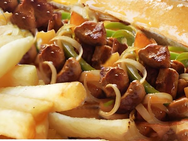 Chicken Fajita - Large and fries