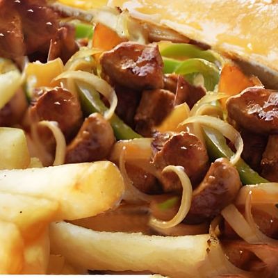 Chicken Fajita - Large and fries