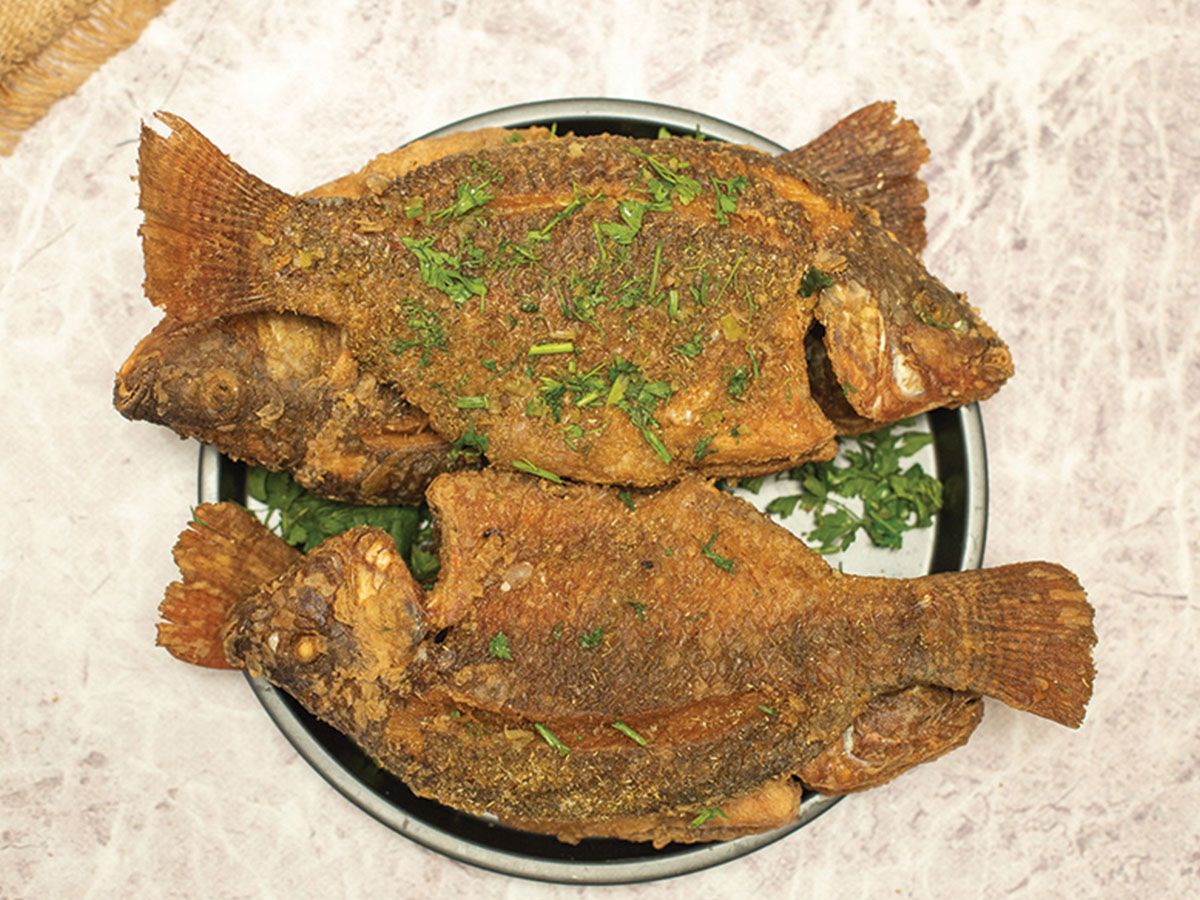 Fried Super Tilapia Fish