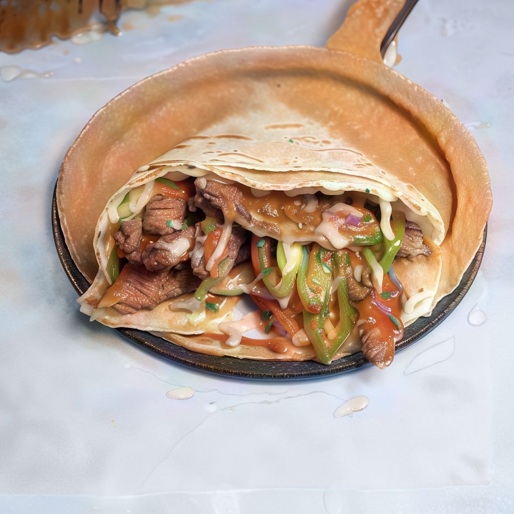 Beef Fajita Crepe