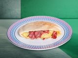 Omelette With Pastrami Sandwich
