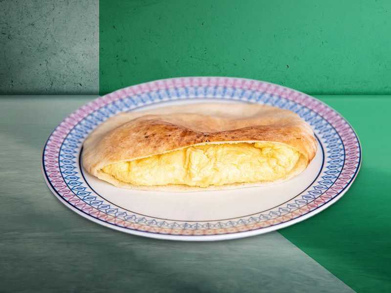 Plain Omelette Sandwich