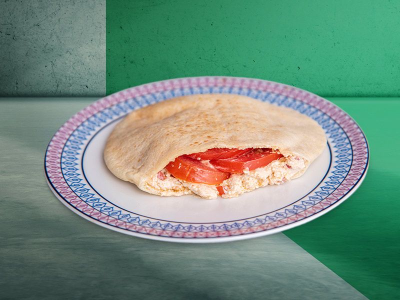 Cheese With Tomatoes Sandwich