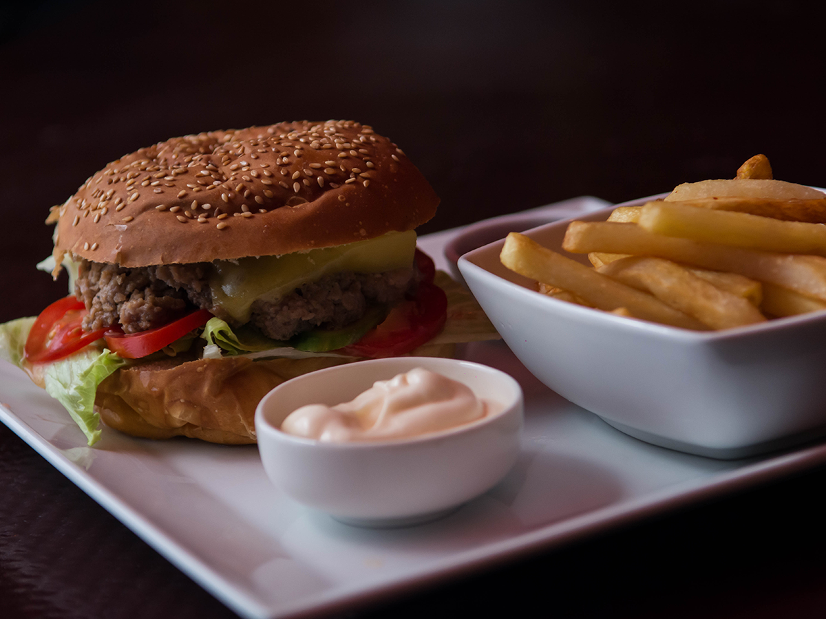 Little Buddha Homemade cheese Burger