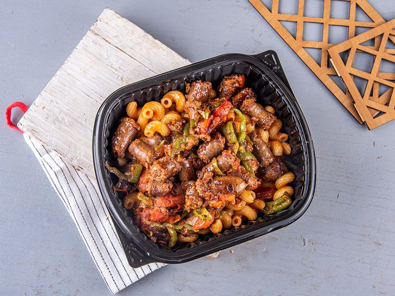 Oriental Sausage Pasta