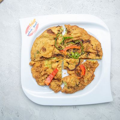 Large baladi Egga omelette