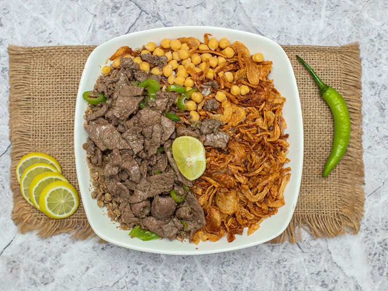 Small Koshary With Liver