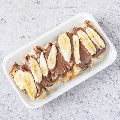 Chocolate and banana pie
