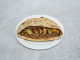 Foul And Taamia With Eggplant Sandwich