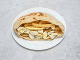 French Fries With Eggs Sandwich
