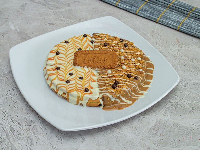 Waffle Half White And Half Lotus