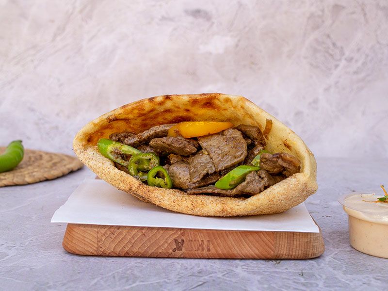 Alexandrian Liver Sandwich Baladi