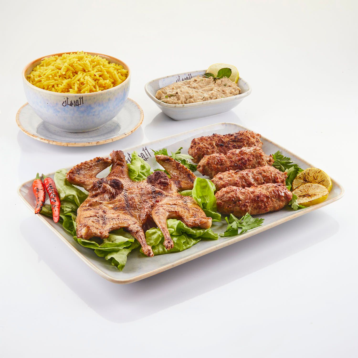 Kofta And Pigeon Meal