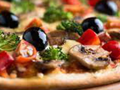 Chicken Mushroom Italian Pizza