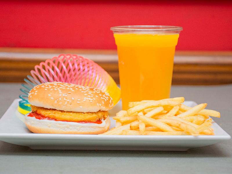 Chicken Burger Kids Meal